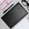 Professional Business Card Holder/Book with Black Cover Holds 300 Business