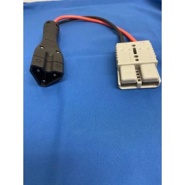 EZGO RXV/TXT 48V Golf Cart Charger Plug 3-Pin Triangle SB50 Connector Anderson