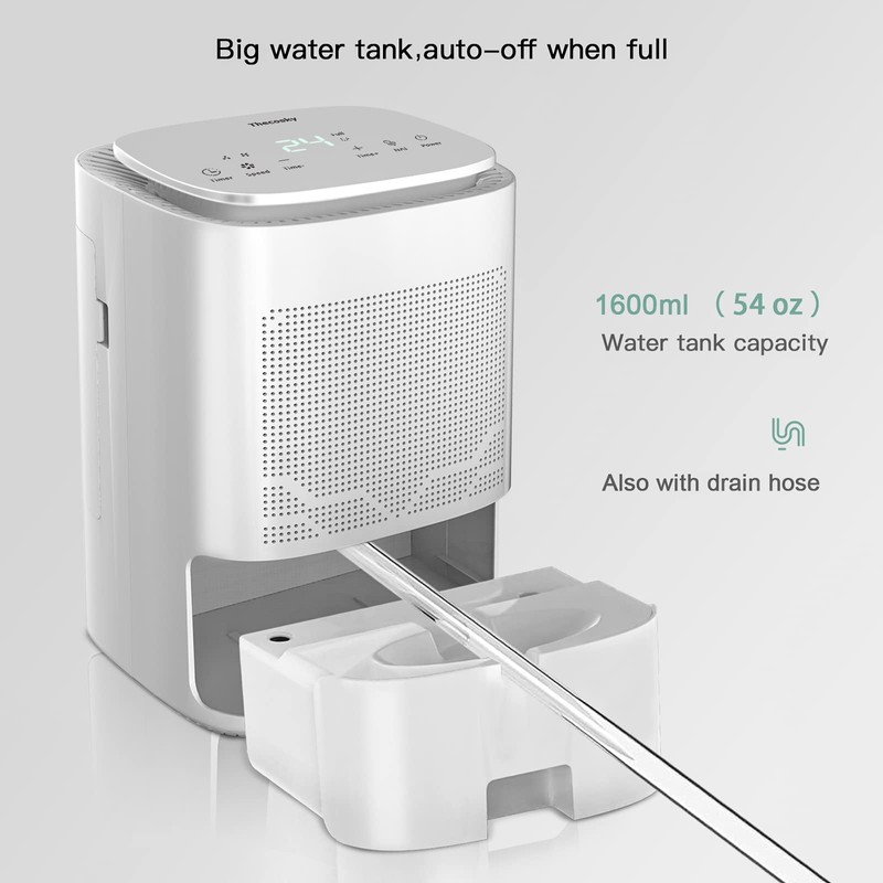 Dehumidifier and Air Purifier Combo,HEPA H13 Filter and Negative Air