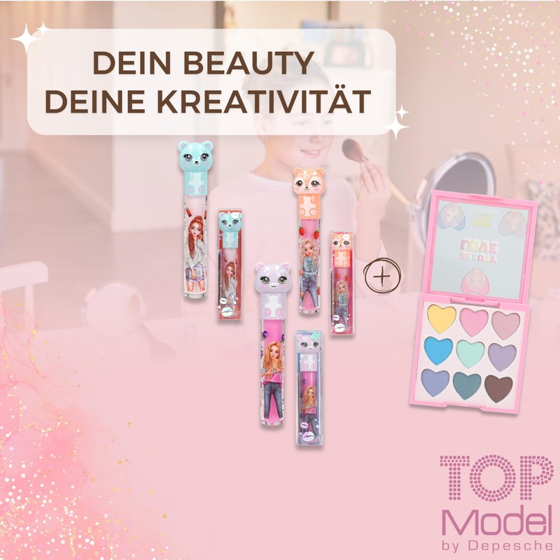 TOPModel Beauty and Me Eyeshadow Palette + TopModel Lip Gloss