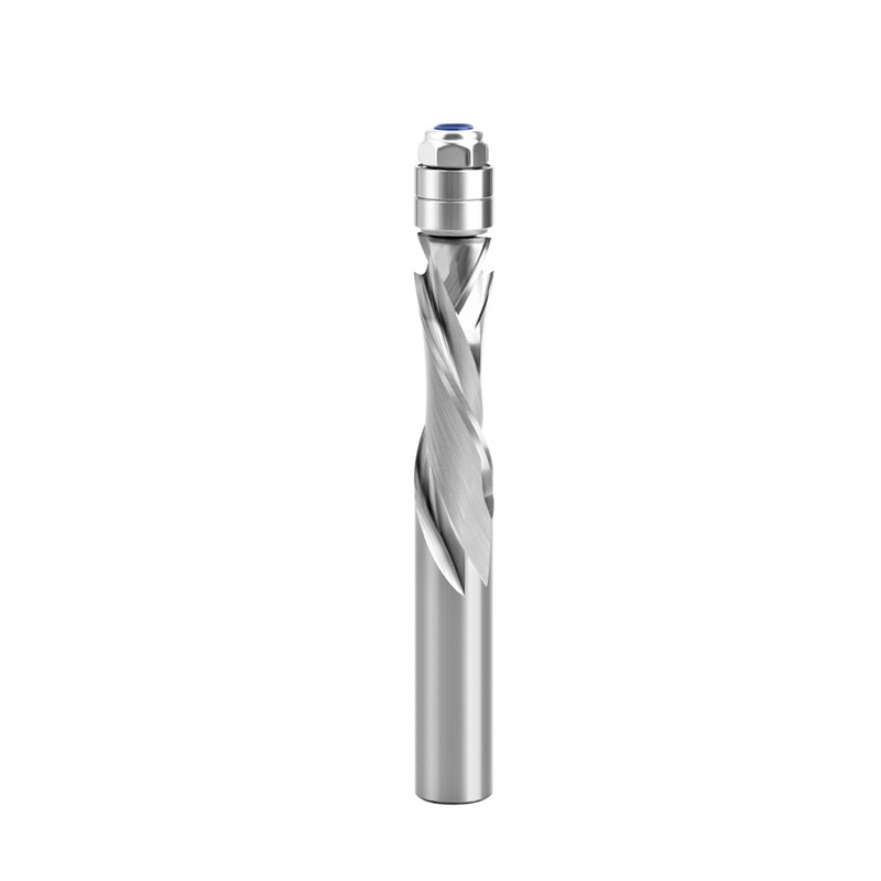 Compression Flush Trim Router Bit Cemented Carbide 1/2 Shank Spiral