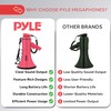 Pyle 50W Megaphone Bullhorn - Portable, Automatic Siren & Adjustable