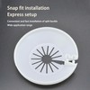 INDPROD Flange Pipe Cover Decoration, Fit 0.39"to 1.14" Outer Diameter