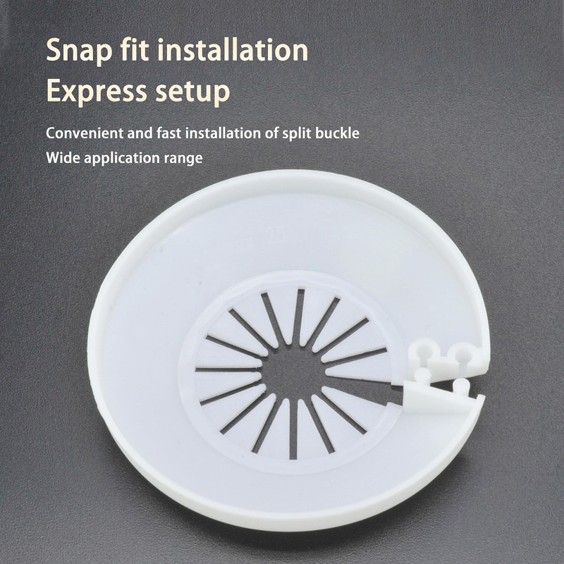INDPROD Flange Pipe Cover Decoration, Fit 0.39"to 1.14" Outer Diameter