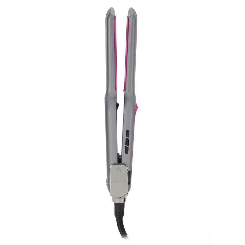 Professional Hair Straightening Ceramic Heating Plate Straightener LCD Display Hairdressing