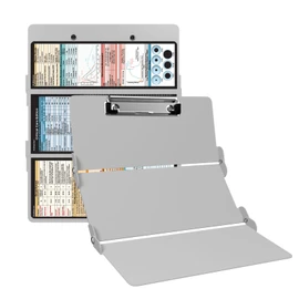 Whitecoat Clipboard® - Critical Care Edtion (Tri-Fold, White)
