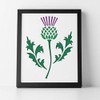 CraftStar Scottish Thistle Stencil - National Emblem of Scotland (A5