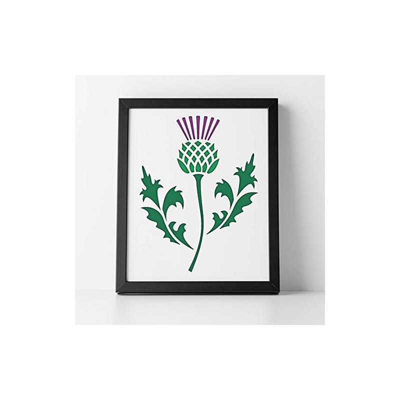 CraftStar Scottish Thistle Stencil - National Emblem of Scotland (A5