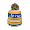 YoColorado Niji Mountain Pom Beanie Multi