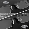Eyeglass Nose Pads, GOTOBA 22 Pairs Screw-in Eyeglasses Nose Pads,
