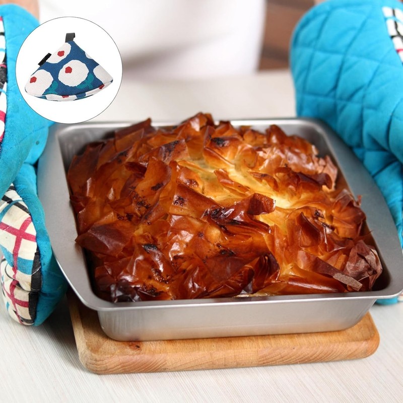 Mini Oven Mitts - Non Slip Hot Pot Lid Handle