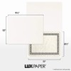 LUXPaper 9.5" x 12" Certificate Holders | White Linen |