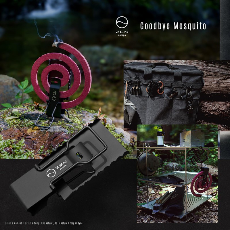 ZEN Camps Mini Hanging Portable Camping Outdoor Mosquito Trap Incense