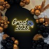 HMASYO Congrats Grad Neon Sign with Cap, Graduation Decorations 2025