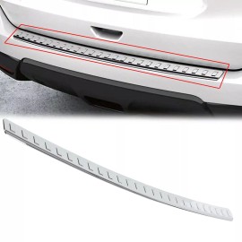 YLT Auto 1x Chrome Rear Bumper Protector Cover Scratch Exact For 2014-2020 Nissan Rogue
