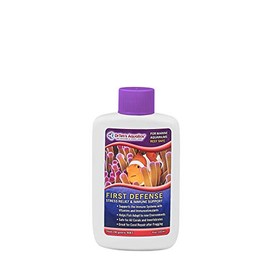 DrTim's Aquatics Reef First Defense Fish Stress Relief and Immune Support â For Reef, Nano, Sea Horse Fish Tanks, Aquariums â Revitalizes Natural Coat â Detoxifies Heavy Metals, Repairs Wounds â 4 Oz.