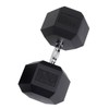YORK Rubber Hex Dumbbell (35-125 lb.) 35 lb.