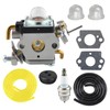 CARBBIA 574386701 Carburetor with Tune-Up Kit Carb Compatible with Husqvarna