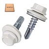 SKIR'CO (Pack of 50) Roofing Screws, Hexagonal Head, 4.8 x