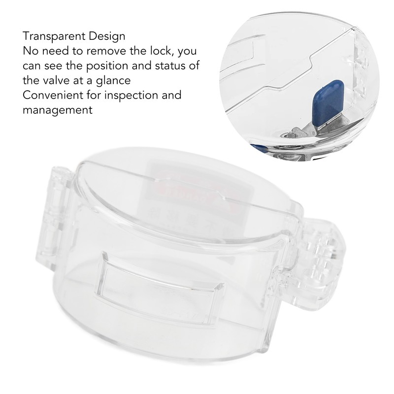 Gate Valve Lockout Transparent 4 Hole Protective Valve Handle Lockout