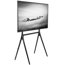 VIVO Artistic Easel 49 to 70 inch LED LCD Screen, Studio TV Display Stand, Adjustable TV Mount with 4 Legs, Black, STAND-TV70AB