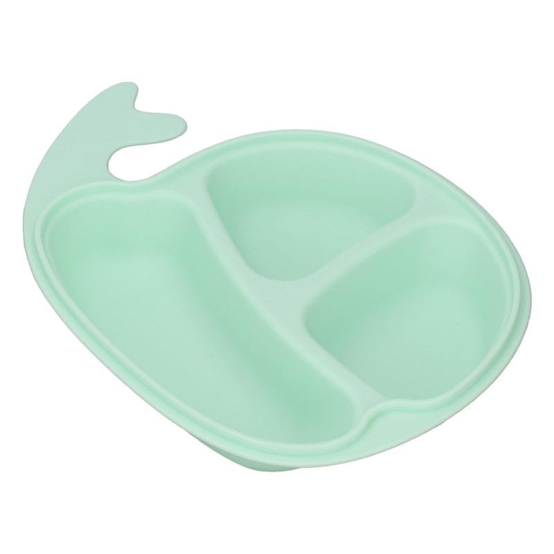Whale Divided Plate Kids Divided Plate Sectioned Cartoon Baby Food
