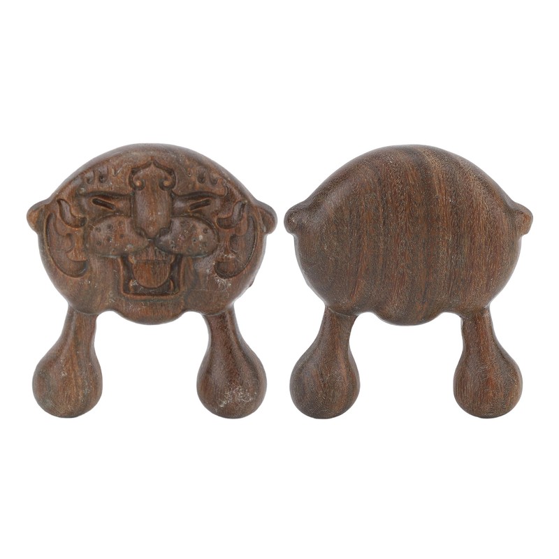 Sandalwood Face Massage Comb Tiger Shape Nose Shaper Protable Wooden