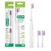 GUM Sonic Powered Toothbrush, Tapered Bristles Clean Below The Gumline,