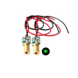 Green line Laser Module Industrial Laser Module Adjustable Focus (6mm-point-2pack)