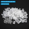 PATIKIL LED Strip Light Clips, 100 Pack Mounting Bracket Fixing