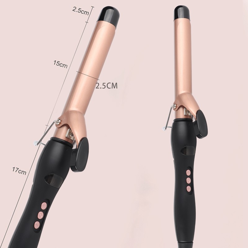 25mm Hair Curler Hair Curling Iron LCD Display Hair Curling