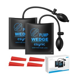 eSynic Air Wedge Up Bag Popular 2pcs Air Wedge Pump Wedge Up Bags Wedge Pump Tools Car Air Wedge Pump Kits for Door Window Installation and Car Repair with 4 Plastic Wedges
