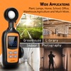 Digital Light Meter,V·Resourcing Handheld Illuminance Meter with Ambient Temperature Measurer,Range
