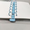 Clear Binder Cover A7 6 Holes PVC M6 Notebook Shell