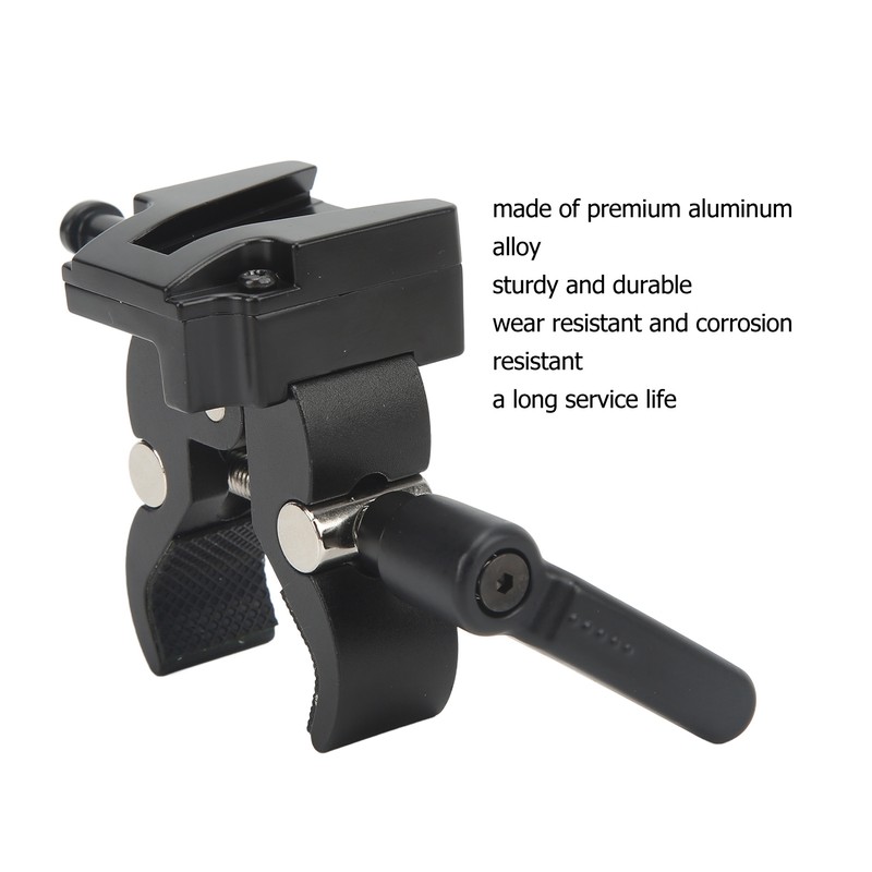 V Lock Battery Adapter with Crab Clamp Aluminum Alloy Mount