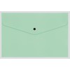 A4 Plastic Document Folders Envelopes, Assorted Colours, Pack of 5,