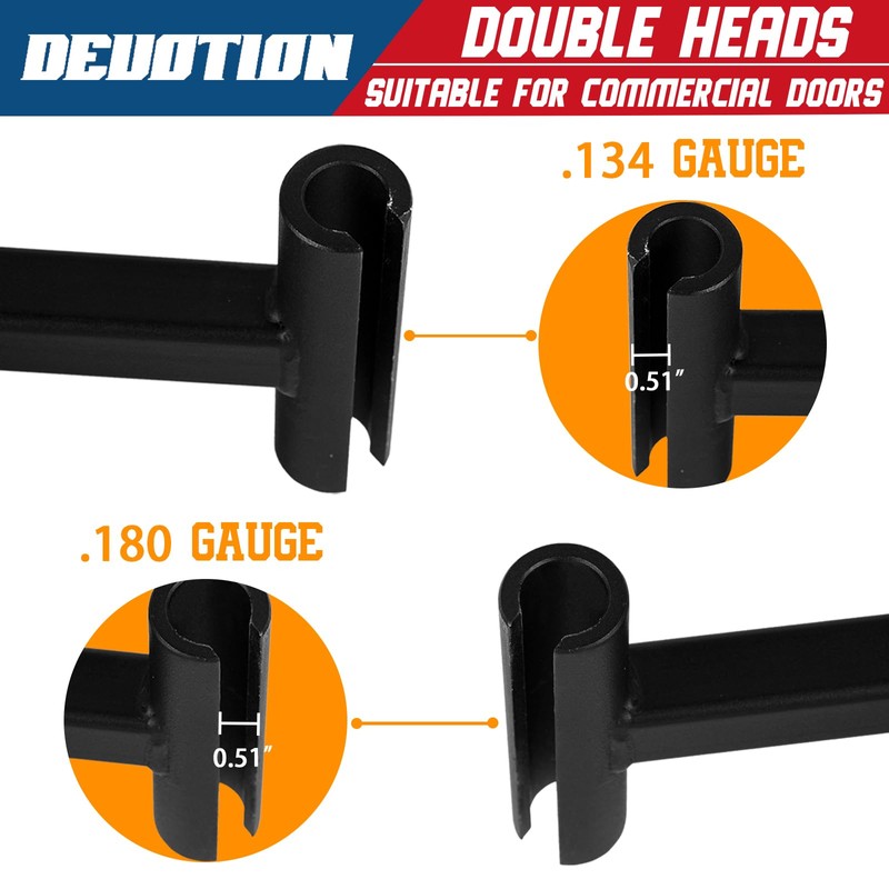 DEUOTION Door Hinge Adjustment Tool for .134 and .180 Gauge