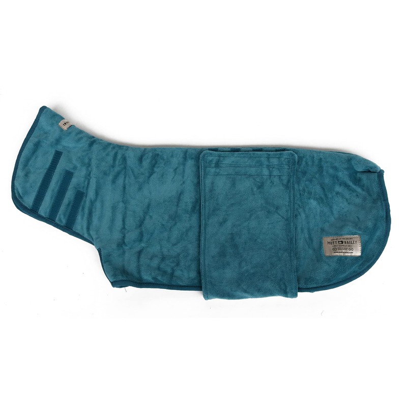 Mutt and Bailey Dog Drying Coat – Microfibre Towel Robe