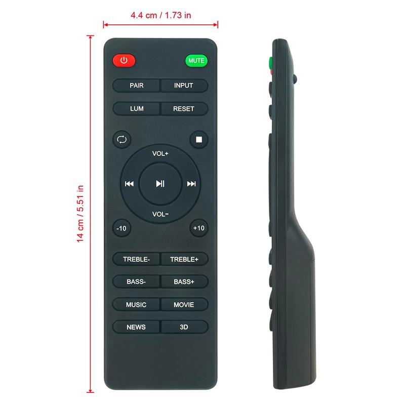 WINFLIKE IR Remote Control Replace for VIMA S4 FS21HS-L TV