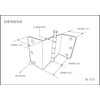 QCAA Heavy Duty 3.5" Swing Clear Offset Door Hinge Loose