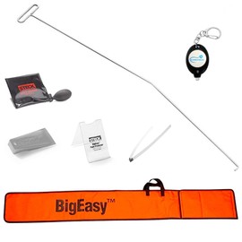 Lumintrail Steck Manufacturing Big Easy Deluxe Kit, Big Easy Glo with Easy Wedge Kit with Carrying Case, Emergency Car Kit, Bundle with a Keychain