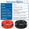 10AWG Solar Extension Cable 20FT – 2 Pack Red &