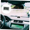 ULTECHNOVO 2pcs Mini Digital Car Clock White Dashboard Clock Student's
