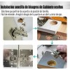 Placa Para Reparación De Herrajes Bisagras Gabinete 20pzs