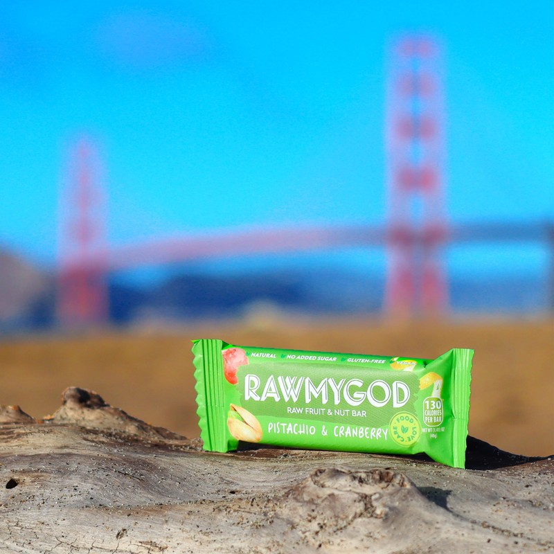 RAWMYGOD Fruit and Nut Bars, Gluten Free, Vegan, No Added