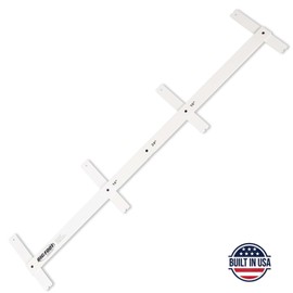 Big Foot Folding Layout Stick – Adjustable Stud Spacing Tool for Framing | Heavy-Duty CNC-Machined Aluminum | Collapsible, Portable Design | Perfect for Carpenters, Contractors & Framers (LA-LSFM)
