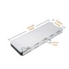 ETOPARS 10 Plate Foldable Burner Windshield Outdoor Camping Cooker Picnic