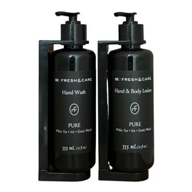 FRESH & CARE COLLECTION | Kit de Amenidades Hoteleras –White Tea & Iris – Set de Jabón y Crema para Hoteles, Airbnb y Spa. 355ml