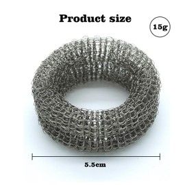 Biglumin Limescale Catcher Kettle Stainless Steel Limescale Catcher for Kettles and Tea Kettles Limescale Deposits Catches Sediments and Limescale Deposits and Sticks to the Strainer. The 304 Material