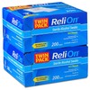 ReliOn Sterile Alcohol Swabs, 200 count, (Pack of 2)